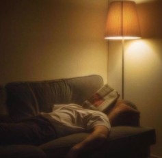 guy on couch sad