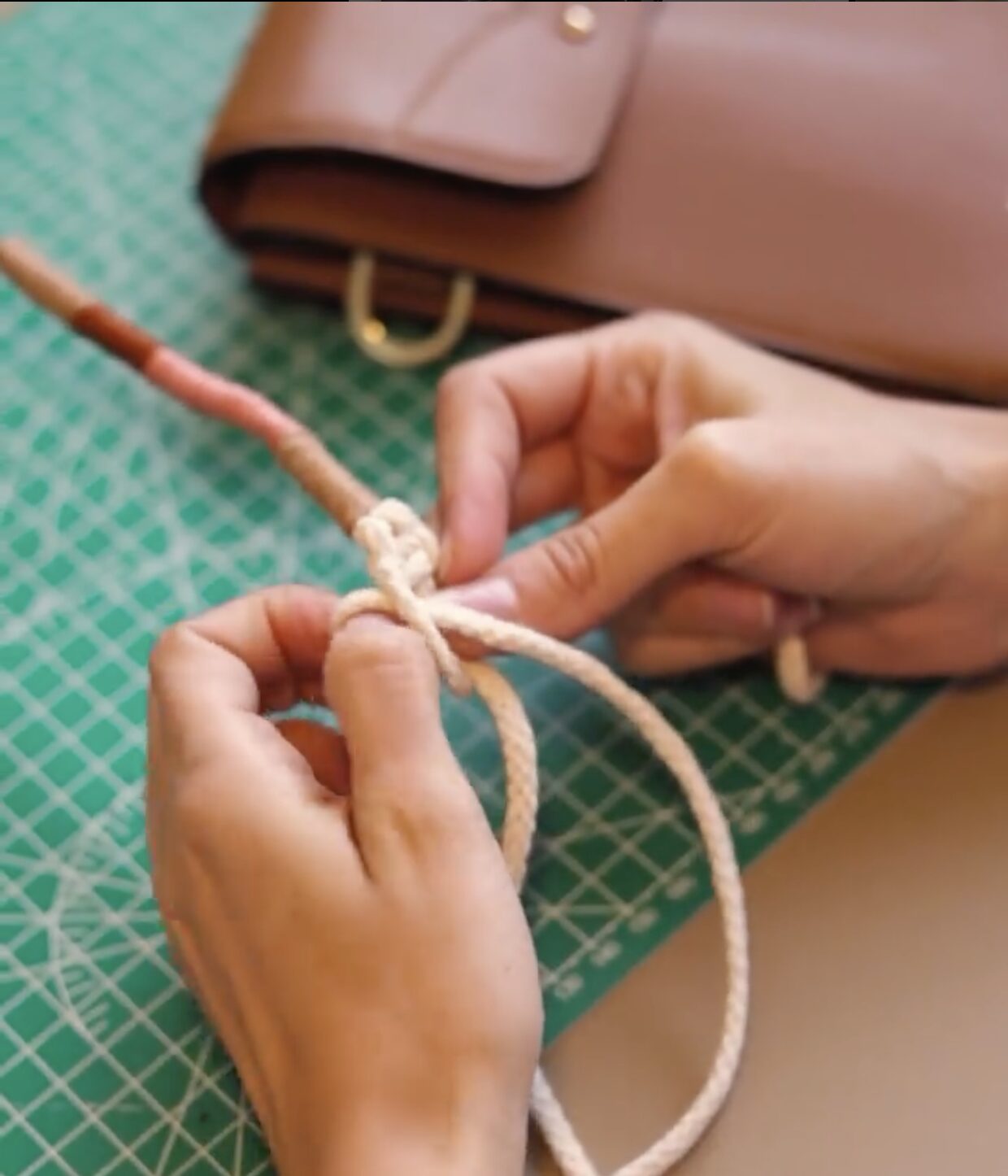 Handmade leather bag