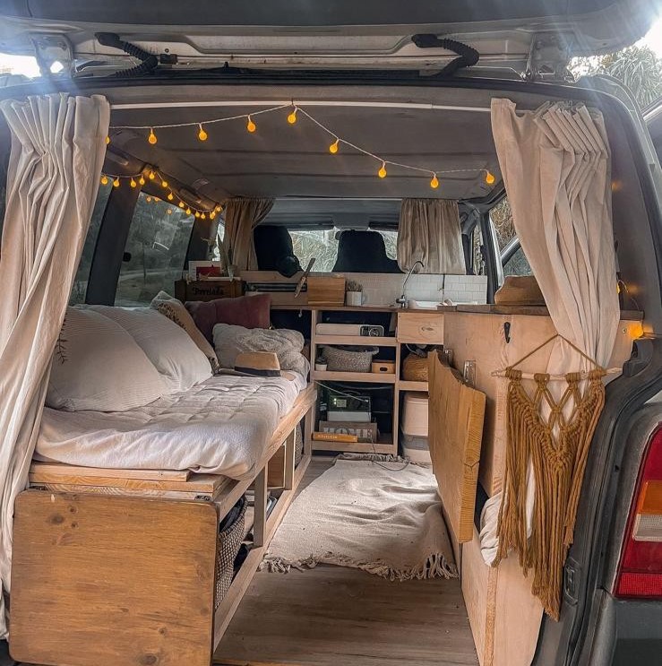 inside van