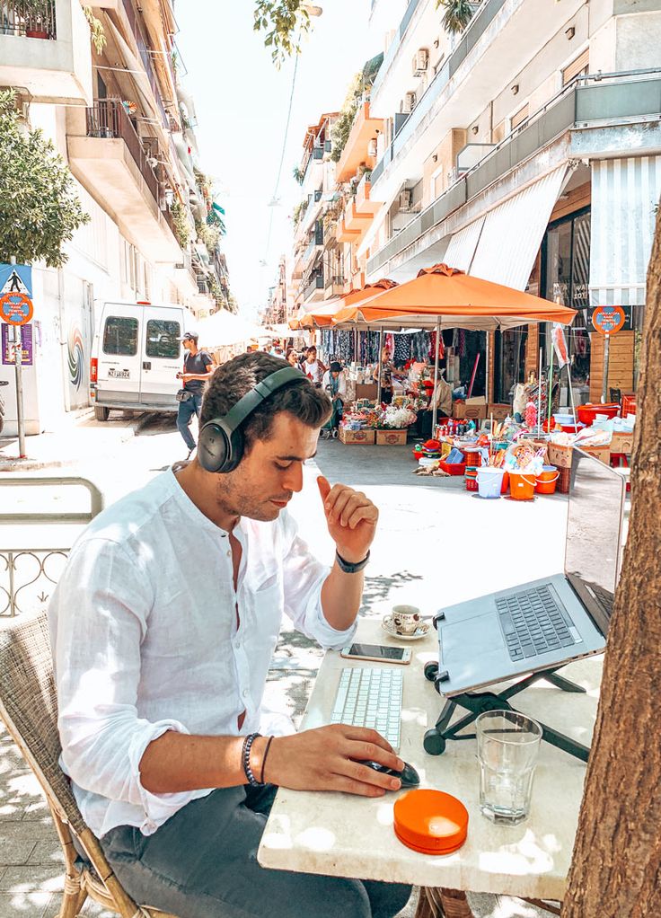 man working on square