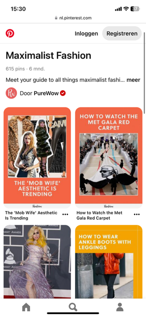 maximalist fashion pinterest search