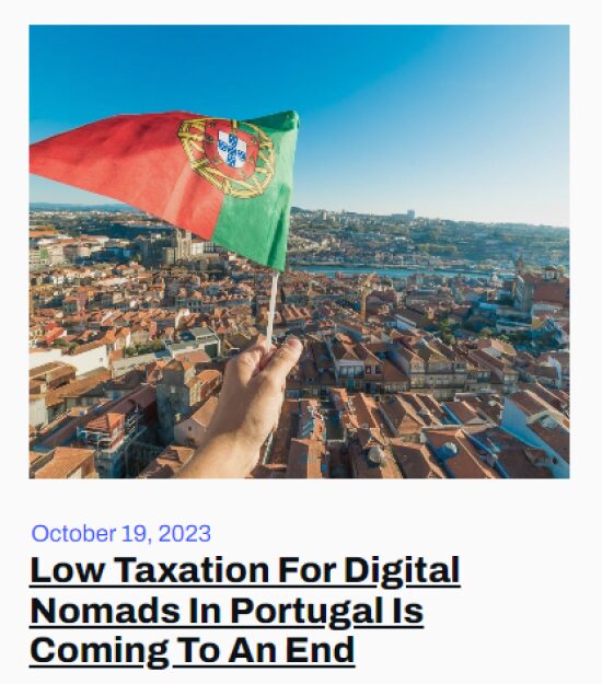 newslowtaxesnomadportugal-increaseinlawsthatrepelnomads-lawsofattractionandrepulsion