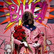 queer outfit posed pink