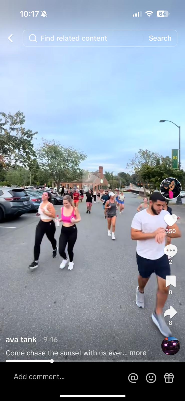 run club in street