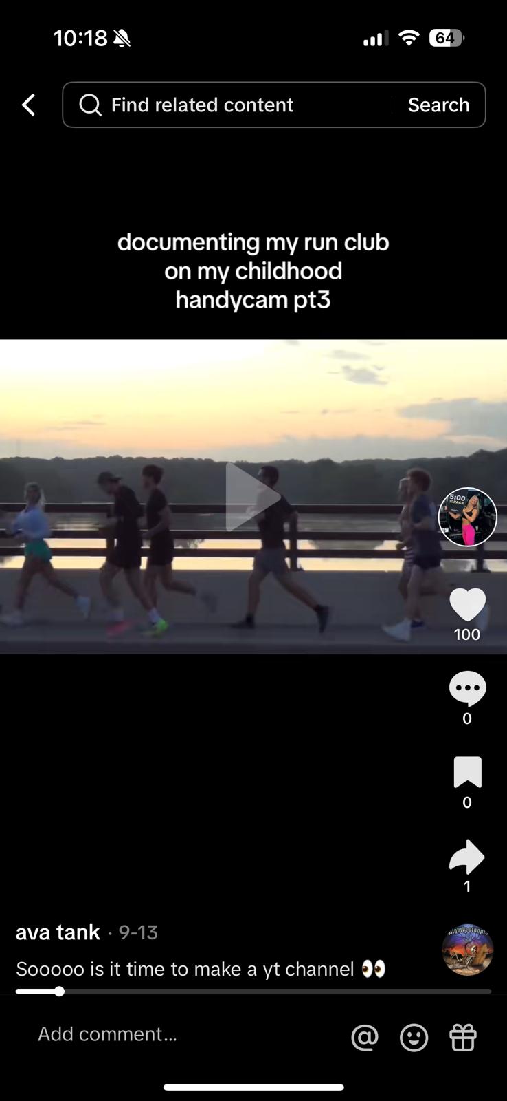 running with sunrise