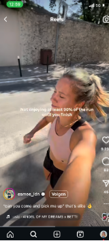 Sharing honesty on running