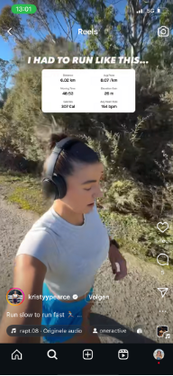 Sharing journey on achieving running goals