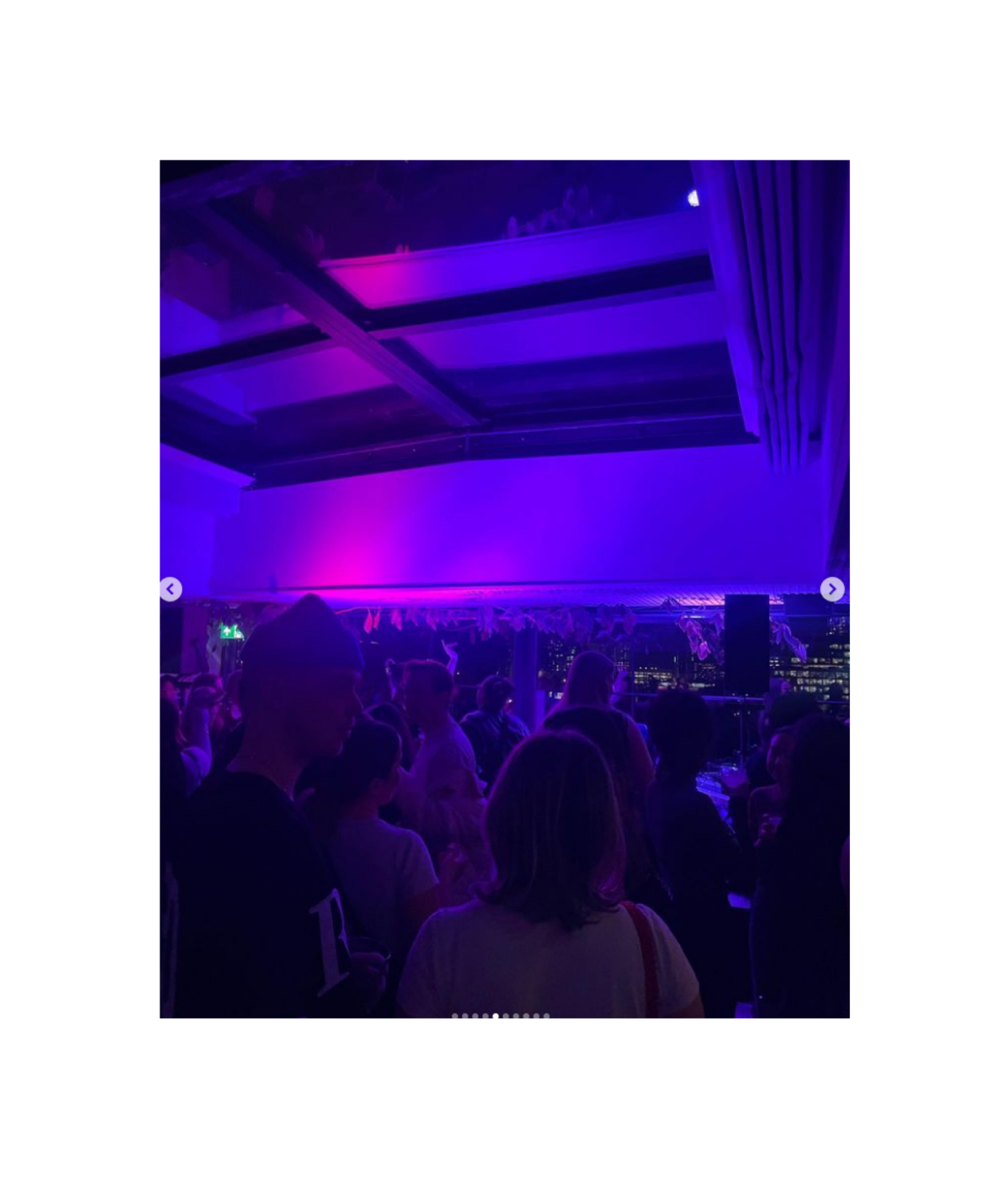 sober club purple light