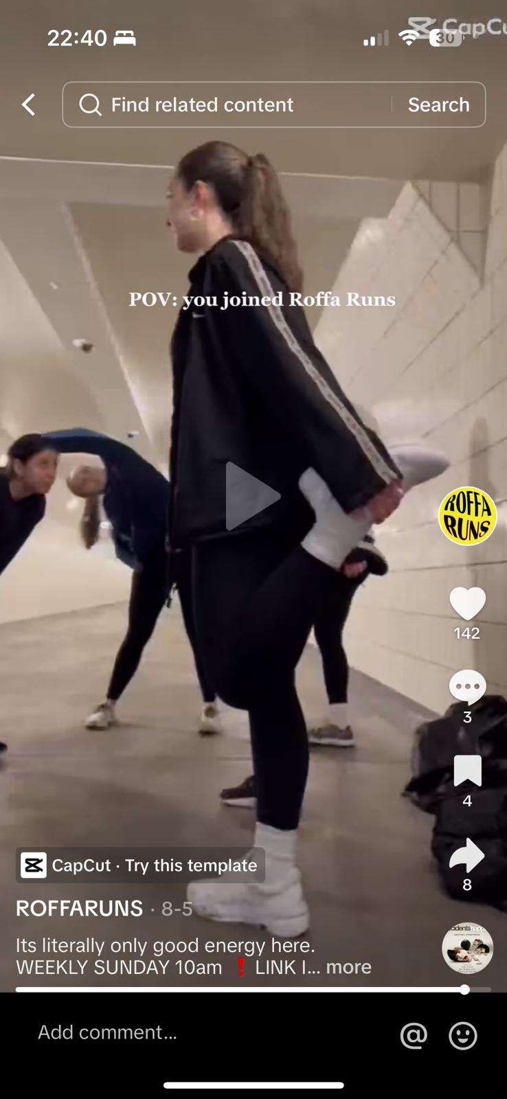 stretching indoor