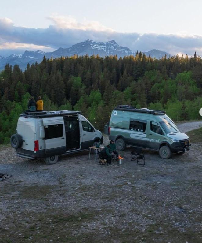 two vans