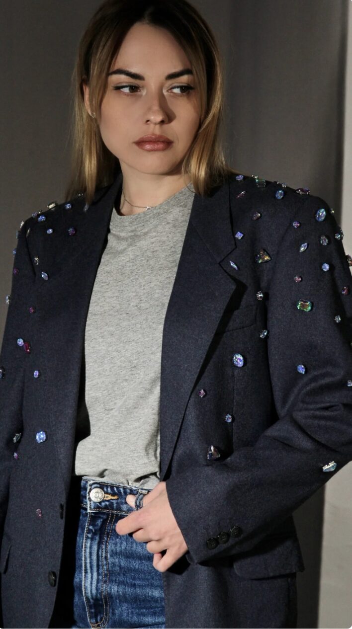 Upcycled blazer