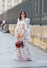 white flowy dress outside