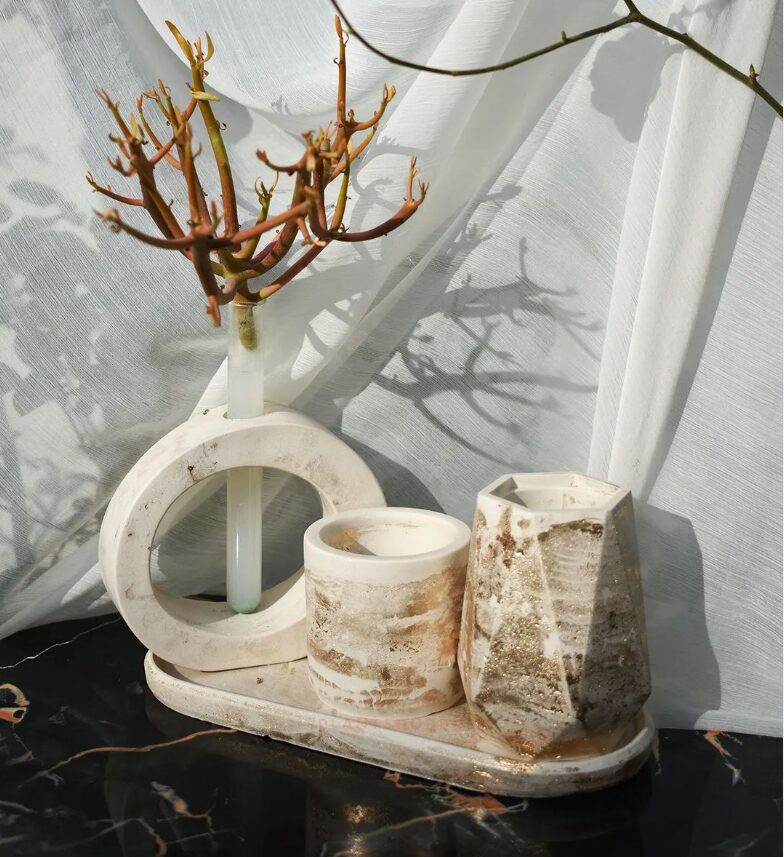 White vase