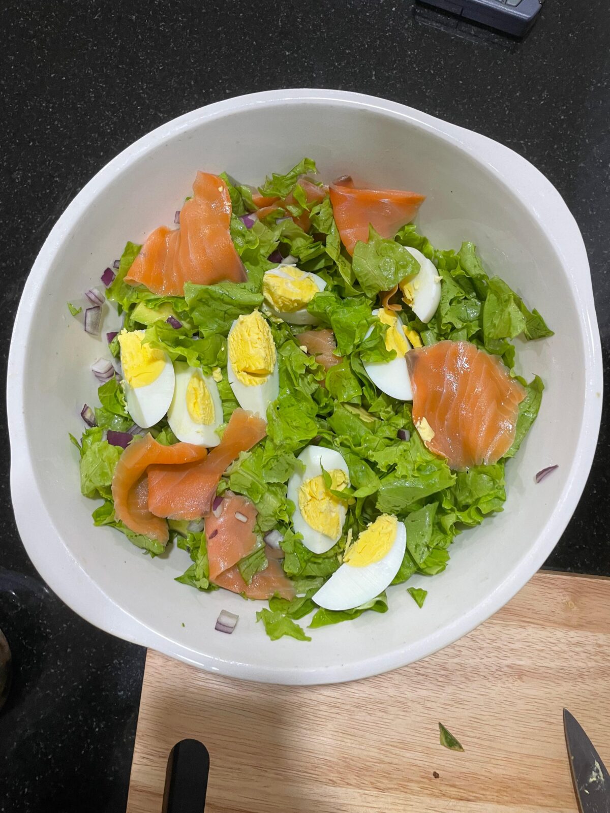 wholefoods-egg salmon lettuce salad