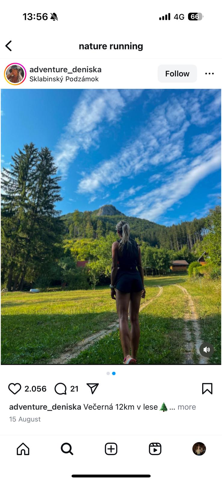 woman in nature